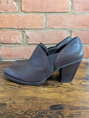 Stuart Weitzman Brown Nappa Leather Heeled Ankle Boots Size 6 US